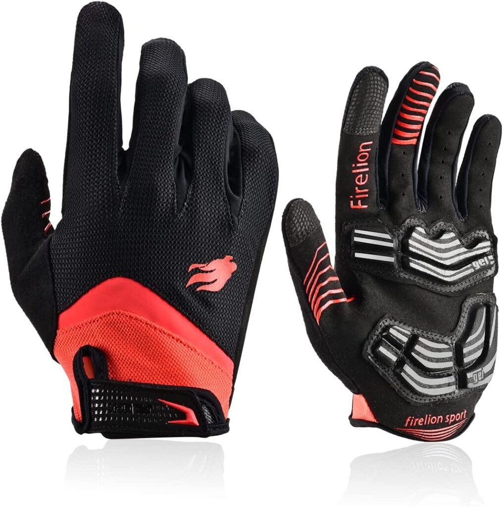 Bike Gloves for Men/Women Cycling，Cycling Gloves for Outdoor MTB DH Road Racing，Full Finger Half Finger Padded Bicycle Protective Gloves，Non-Slip Shock-Absorbing Touchscreen Riding Gloves
